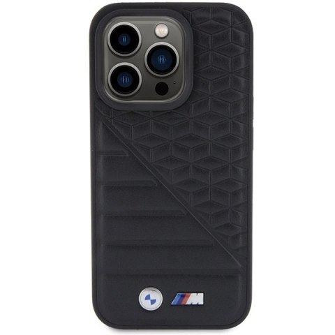 Etui BMW Bi Pattern na iPhone 15 Pro - czarne Etui BMW Bi Pattern na iPhone 15 Pro - czarne