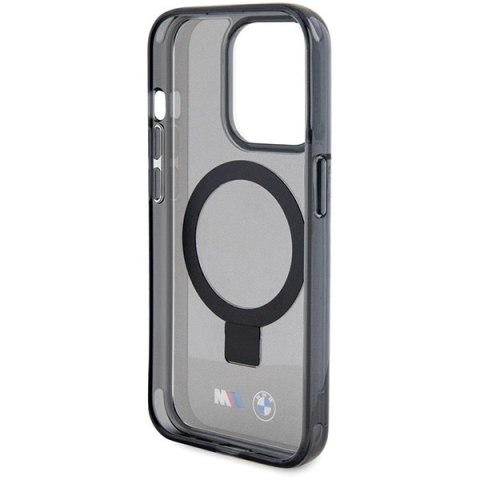 Etui BMW Ring Stand M Collection MagSafe na iPhone 15 Pro - czarne Etui BMW Ring Stand M Collection MagSafe na iPhone 15 Pro - czarne