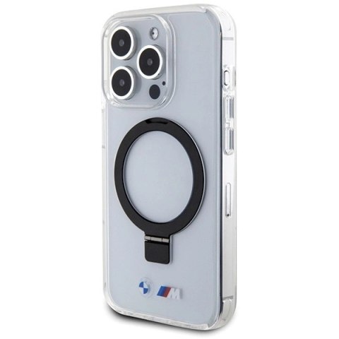 Etui BMW Ring Stand M Collection MagSafe na iPhone 15 Pro - przezroczysty Etui BMW Ring Stand M Collection MagSafe na iPhone 15 Pro - przezroczysty