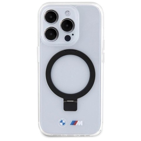 Etui BMW Ring Stand M Collection MagSafe na iPhone 15 Pro - przezroczysty Etui BMW Ring Stand M Collection MagSafe na iPhone 15 Pro - przezroczysty