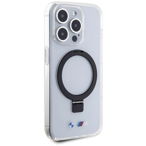 Etui BMW Ring Stand M Collection MagSafe na iPhone 15 Pro - przezroczysty Etui BMW Ring Stand M Collection MagSafe na iPhone 15 Pro - przezroczysty
