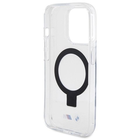 Etui BMW Ring Stand M Collection MagSafe na iPhone 15 Pro - przezroczysty Etui BMW Ring Stand M Collection MagSafe na iPhone 15 Pro - przezroczysty