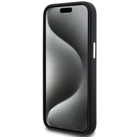 Etui BMW Signature Liquid Silicone MagSafe na iPhone 15 Plus - czarne Etui BMW Signature Liquid Silicone MagSafe na iPhone 15 Plus - czarne