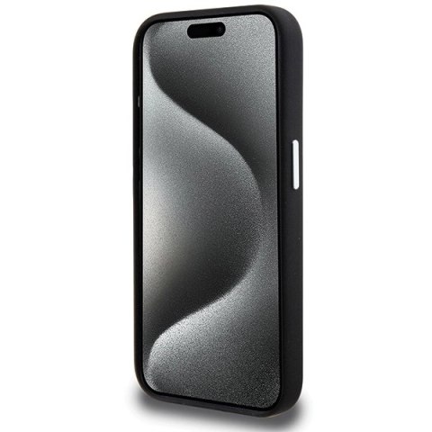 Etui BMW Signature Liquid Silicone MagSafe na iPhone 15 Pro - czarne Etui BMW Signature Liquid Silicone MagSafe na iPhone 15 Pro - czarne