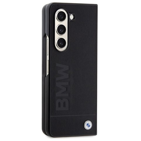 Etui BMW Signature Logo Imprint na Samsung Galaxy Z Fold 5 - czarne Etui BMW Signature Logo Imprint na Samsung Galaxy Z Fold 5 - czarne