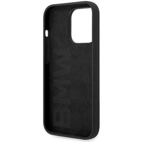 Etui BMW Silicone Metal Logo na iPhone 15 Pro Max - czarne