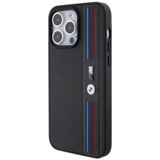 Etui BMW Tricolor M Collection na iPhone 15 Pro - czarne