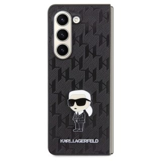 Etui Karl Lagerfeld Saffiano Monogram Ikonik Pin na Samsung Galaxy Z Fold 5 - czarne