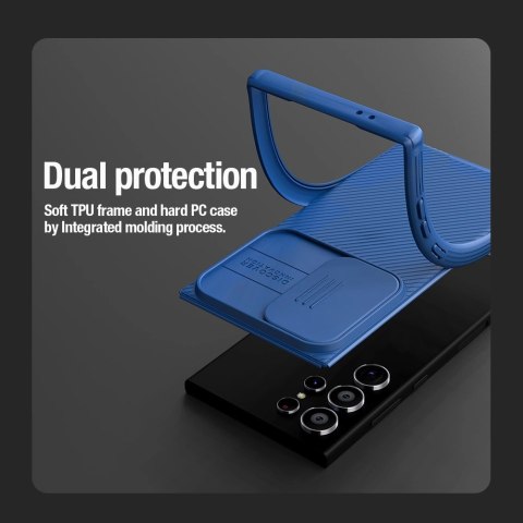 Etui Nillkin CamShield Pro pancerne z osłona na aparat do Samsung Galaxy S24 Ultra - niebieskie Etui Nillkin CamShield Pro pancerne z osłona na aparat do Samsung Galaxy S24 Ultra - niebieskie