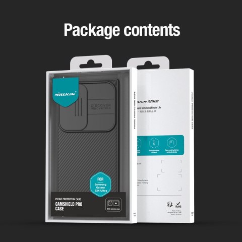 Etui Nillkin CamShield Pro pancerne z osłona na aparat do Samsung Galaxy S24 Ultra - niebieskie Etui Nillkin CamShield Pro pancerne z osłona na aparat do Samsung Galaxy S24 Ultra - niebieskie