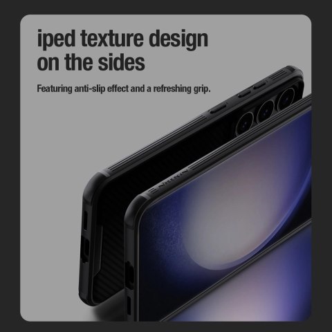 Etui Nillkin CamShield Pro pancerne z osłona na aparat do Samsung Galaxy S24+ - niebieskie