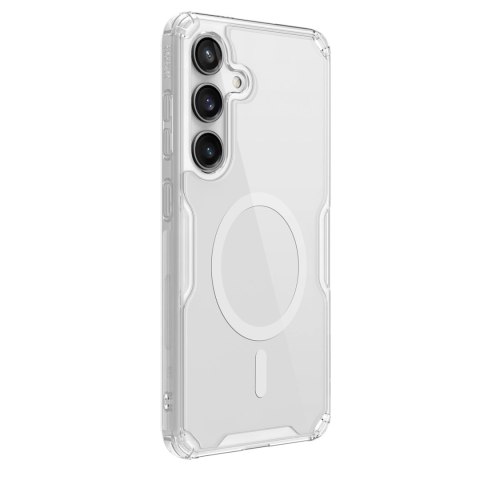 Etui Nillkin Nature Pro pancerne z magnetycznym ringiem do Samsung Galaxy S24 - białe Etui Nillkin Nature Pro pancerne z magnetycznym ringiem do Samsung Galaxy S24 - białe