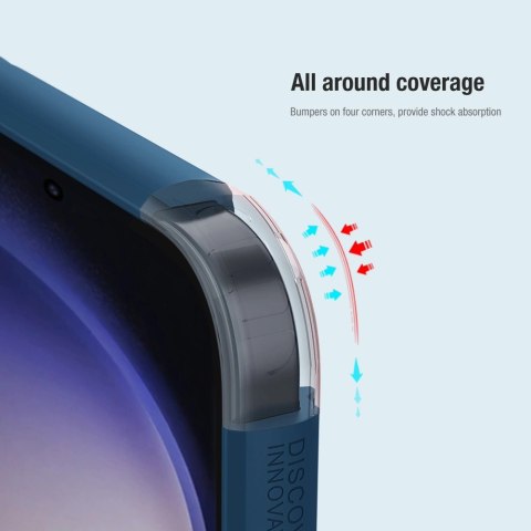 Etui Nillkin Super Frosted Shield Pro pancerne do Samsung Galaxy S24 Ultra - czerwone Etui Nillkin Super Frosted Shield Pro pancerne do Samsung Galaxy S24 Ultra - czerwone