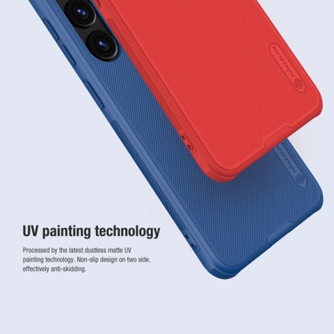 Etui Nillkin Super Frosted Shield Pro pancerne do Samsung Galaxy S24 - niebieskie Etui Nillkin Super Frosted Shield Pro pancerne do Samsung Galaxy S24 - niebieskie