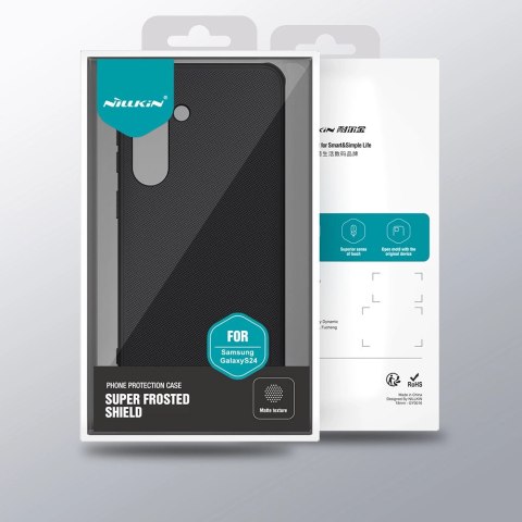 Etui Nillkin Super Frosted Shield Pro pancerne do Samsung Galaxy S24 - zielone Etui Nillkin Super Frosted Shield Pro pancerne do Samsung Galaxy S24 - zielone