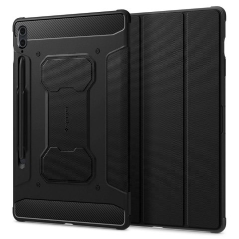 Etui Spigen Rugged Armor Pro na Samsung Galaxy Tab S9 FE+ 12.4'' X610 / X616B - czarne Etui Spigen Rugged Armor Pro na Samsung Galaxy Tab S9 FE+ 12.4'' X610 / X616B - czarne