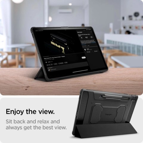 Etui Spigen Rugged Armor Pro na Samsung Galaxy Tab S9 FE+ 12.4'' X610 / X616B - czarne Etui Spigen Rugged Armor Pro na Samsung Galaxy Tab S9 FE+ 12.4'' X610 / X616B - czarne