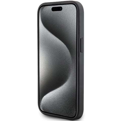Etui Karl Lagerfeld Quilted K Pattern na iPhone 15 Plus / 14 Plus - czarne Etui Karl Lagerfeld Quilted K Pattern na iPhone 15 Plus / 14 Plus - czarne