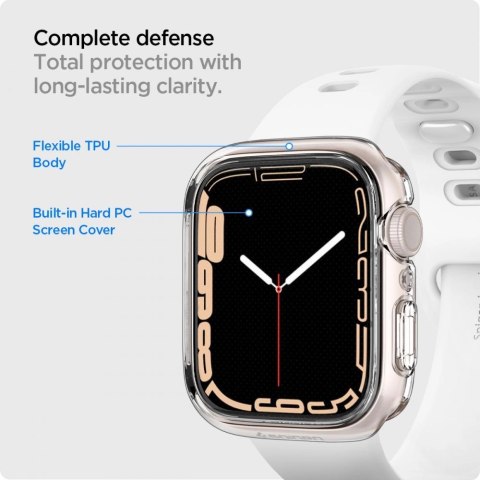 Etui Spigen Ultra Hybrid na Apple Watch 7 / 8 / 9 (41 mm) - przezroczyste Etui Spigen Ultra Hybrid na Apple Watch 7 / 8 / 9 (41 mm) - przezroczyste
