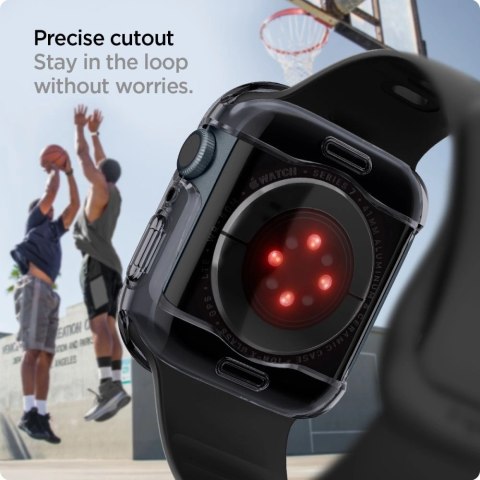 Etui Spigen Ultra Hybrid na Apple Watch 7 / 8 / 9 (41 mm) - przezroczysto-szare Etui Spigen Ultra Hybrid na Apple Watch 7 / 8 / 9 (41 mm) - przezroczysto-szare