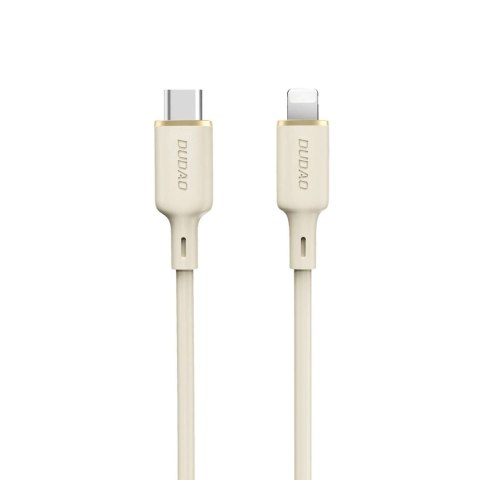 Kabel Dudao L7SCL USB-C - Lightning 30W 2m - beżowy Kabel Dudao L7SCL USB-C - Lightning 30W 2m - beżowy