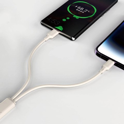 Kabel Dudao L7SCL USB-C - Lightning 30W 2m - beżowy Kabel Dudao L7SCL USB-C - Lightning 30W 2m - beżowy