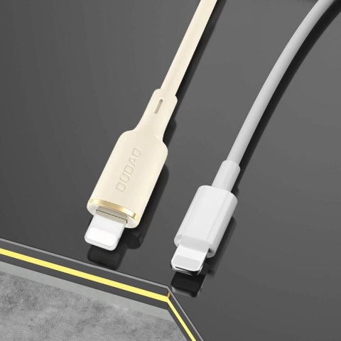 Kabel Dudao L7SCL USB-C - Lightning 30W 2m - beżowy Kabel Dudao L7SCL USB-C - Lightning 30W 2m - beżowy