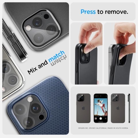 Osłona aparatu Spigen Optik.tR Camera Protector na iPhone 14 Pro / Pro Max / 15 Pro / Pro Max / 16 Pro / Pro Max - przezroczyste Osłona aparatu Spigen Optik.tR Camera Protector na iPhone 14 Pro / Pro Max / 15 Pro / Pro Max / 16 Pro / Pro Max - przezroczyste