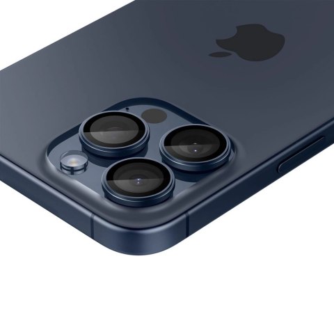 Osłona aparatu Spigen Optik.tR EZ Fit Camera Protector na iPhone 14 Pro / Pro Max / 15 Pro / Pro Max - tytan błękitny 2 szt. Osłona aparatu Spigen Optik.tR EZ Fit Camera Protector na iPhone 14 Pro / Pro Max / 15 Pro / Pro Max - tytan błękitny 2 szt.