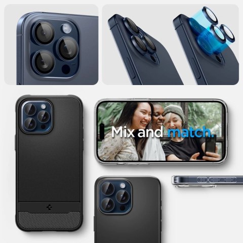 Osłona aparatu Spigen Optik.tR EZ Fit Camera Protector na iPhone 14 Pro / Pro Max / 15 Pro / Pro Max - tytan błękitny 2 szt. Osłona aparatu Spigen Optik.tR EZ Fit Camera Protector na iPhone 14 Pro / Pro Max / 15 Pro / Pro Max - tytan błękitny 2 szt.
