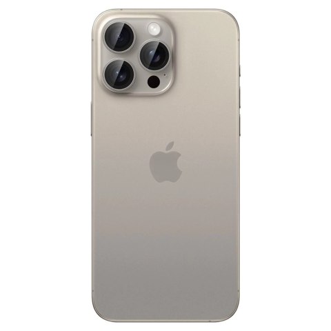 Osłona aparatu Spigen Optik.tR EZ Fit Camera Protector na iPhone 14 Pro / Pro Max / 15 Pro / Pro Max - tytan naturalny 2 szt. Osłona aparatu Spigen Optik.tR EZ Fit Camera Protector na iPhone 14 Pro / Pro Max / 15 Pro / Pro Max - tytan naturalny 2 szt.