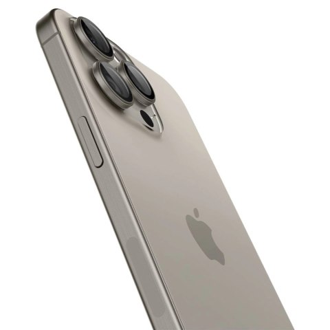 Osłona aparatu Spigen Optik.tR EZ Fit Camera Protector na iPhone 14 Pro / Pro Max / 15 Pro / Pro Max - tytan naturalny 2 szt. Osłona aparatu Spigen Optik.tR EZ Fit Camera Protector na iPhone 14 Pro / Pro Max / 15 Pro / Pro Max - tytan naturalny 2 szt.