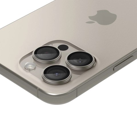 Osłona aparatu Spigen Optik.tR EZ Fit Camera Protector na iPhone 14 Pro / Pro Max / 15 Pro / Pro Max - tytan naturalny 2 szt. Osłona aparatu Spigen Optik.tR EZ Fit Camera Protector na iPhone 14 Pro / Pro Max / 15 Pro / Pro Max - tytan naturalny 2 szt.