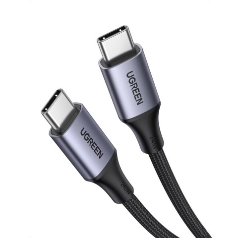 Kabel Ugreen US535 USB-C / USB-C PD 240W 5A 1m - szary Kabel Ugreen US535 USB-C / USB-C PD 240W 5A 1m - szary