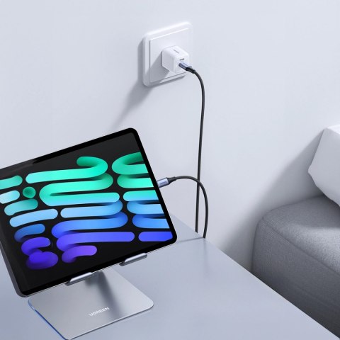 Kabel Ugreen US535 USB-C / USB-C PD 240W 5A 1m - szary Kabel Ugreen US535 USB-C / USB-C PD 240W 5A 1m - szary