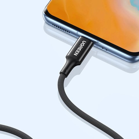 Kabel Ugreen US557 USB-C / USB-C PD 100W 1m - czarny Kabel Ugreen US557 USB-C / USB-C PD 100W 1m - czarny