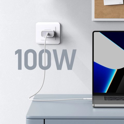Kabel Ugreen US557 USB-C / USB-C PD 100W 2m - biały Kabel Ugreen US557 USB-C / USB-C PD 100W 2m - biały