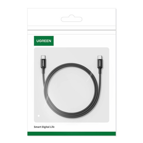 Kabel Ugreen US557 USB-C / USB-C PD 100W 2m - czarny Kabel Ugreen US557 USB-C / USB-C PD 100W 2m - czarny