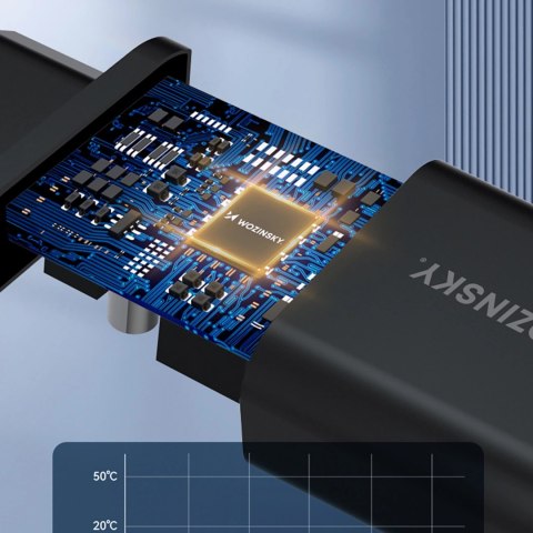 Ładowarka sieciowa Wozinsky CWCUCB 30W USB-C / 2 x USB-A - czarny Ładowarka sieciowa Wozinsky CWCUCB 30W USB-C / 2 x USB-A - czarny
