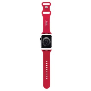 Pasek Hello Kitty Silicone Kitty Head na Apple Watch 38/40/41mm - czerwony