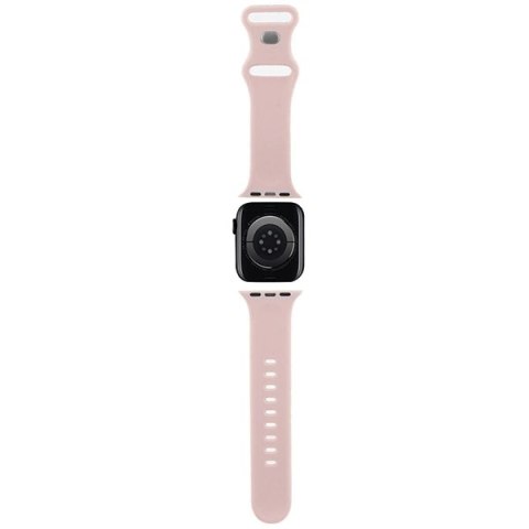 Pasek Hello Kitty Silicone Tags Graffiti na Apple Watch 38/40/41mm - różowy Pasek Hello Kitty Silicone Tags Graffiti na Apple Watch 38/40/41mm - różowy