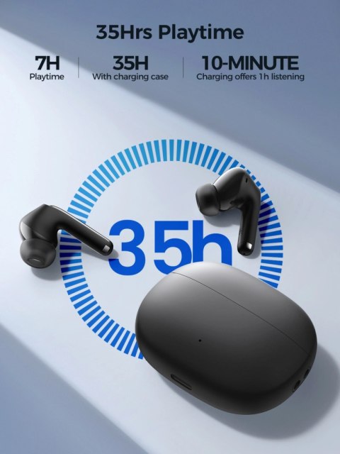 Słuchawki bezprzewodowe TWS Joyroom Funpods Series JR-FB3 Bluetooth 5.3 - czarne Słuchawki bezprzewodowe TWS Joyroom Funpods Series JR-FB3 Bluetooth 5.3 - czarne