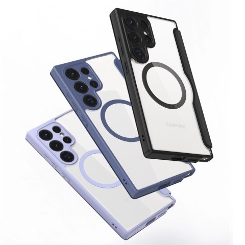 Etui Dux Ducis Skin X Pro na Samsung Galaxy S24 Ultra z MagSafe i klapką - czarne