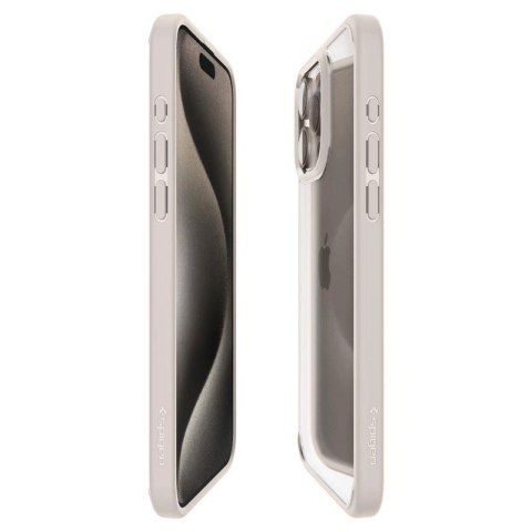 Etui Spigen Ultra Hybrid na iPhone 15 Pro - tytan naturalny Etui Spigen Ultra Hybrid na iPhone 15 Pro - tytan naturalny