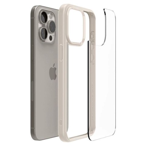 Etui Spigen Ultra Hybrid na iPhone 15 Pro - tytan naturalny Etui Spigen Ultra Hybrid na iPhone 15 Pro - tytan naturalny