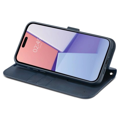 Etui Spigen Wallet S Pro na iPhone 15 Pro - granatowe Etui Spigen Wallet S Pro na iPhone 15 Pro - granatowe