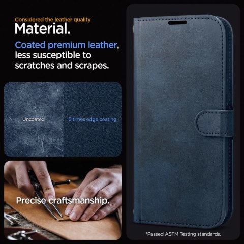 Etui Spigen Wallet S Pro na iPhone 15 Pro - granatowe Etui Spigen Wallet S Pro na iPhone 15 Pro - granatowe