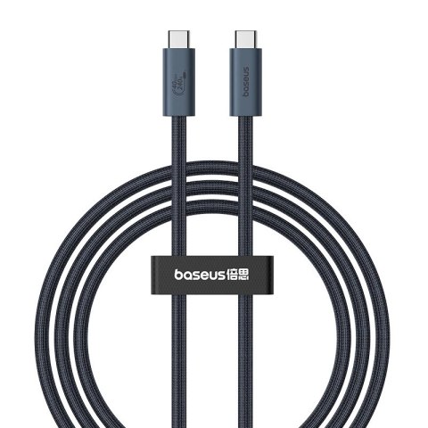 Kabel Baseus CB000068 USB-C - USB-C 240W PD 8K 60Hz 1m - czarny Kabel Baseus CB000068 USB-C - USB-C 240W PD 8K 60Hz 1m - czarny