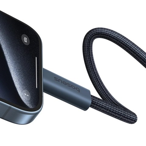 Kabel Baseus CB000068 USB-C - USB-C 240W PD 8K 60Hz 1m - czarny Kabel Baseus CB000068 USB-C - USB-C 240W PD 8K 60Hz 1m - czarny