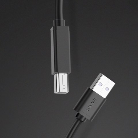 Kabel do drukarki Ugreen US122 USB-B USB-A 2.0 10m - czarny Kabel do drukarki Ugreen US122 USB-B USB-A 2.0 10m - czarny